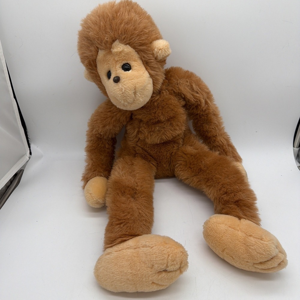 Vintage Rare 1980 Longellows Plush Monkey By Amtoy, Inc 21" Long